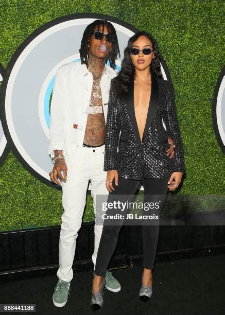 Wiz Khalifa and Izabela Guedes attend the 2017 GQ Men of the 